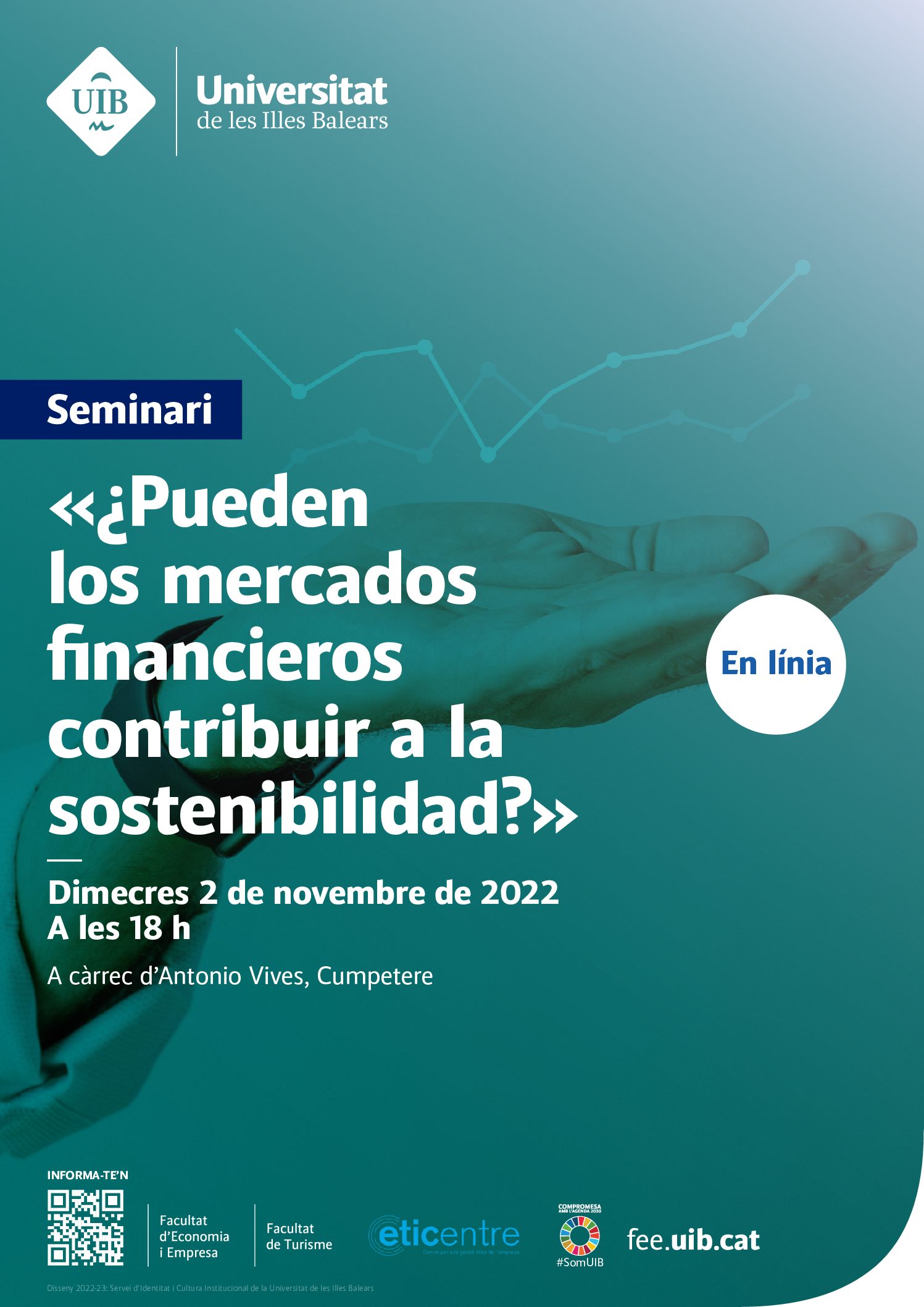 Webinar con Antoni Vives, experto en RSE ¿Pueden  los mercados  financieros  contribuir a la  sostenibilidad?
